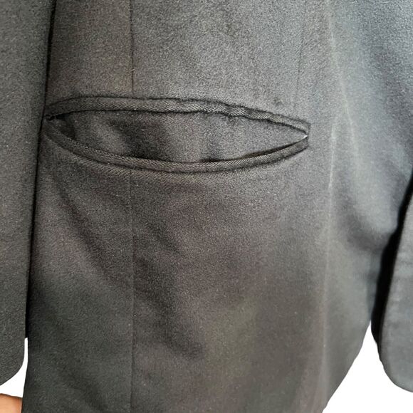 Vintage Loro Piana Bäumler Galant 100% Cashmere Blazer Black Italy Mens Sz. Med - Picture 3 of 16